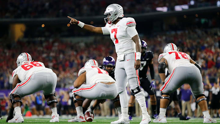 Dwayne Haskins during Ohio State's game against TCU in September 2018.
Syndication The Columbus Dispatch Dwayne Haskins during Ohio State's game against TCU in September 2018.
Syndication The Columbus Dispatch