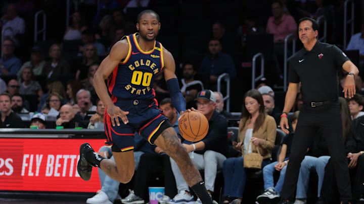 Golden State Warriors forward Jonathan Kuminga.