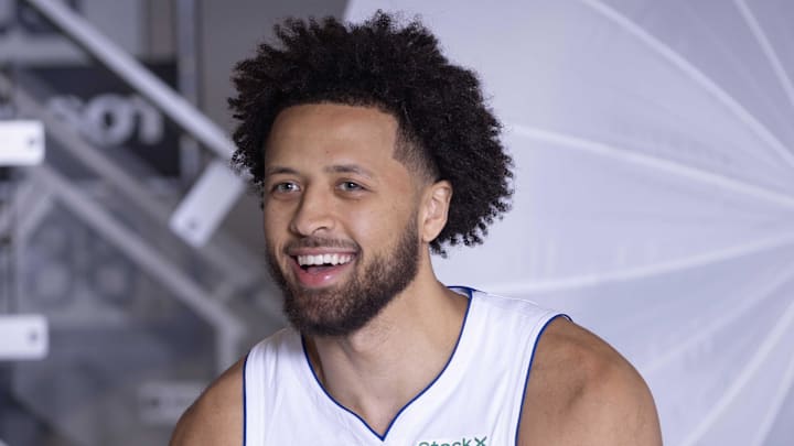 Sep 30, 2024; Detroit, MI, USA; Detroit Pistons guard Cade Cunningham (2) poses for his official 2024-25 season head shot. Mandatory Credit: David Reginek-Imagn Images