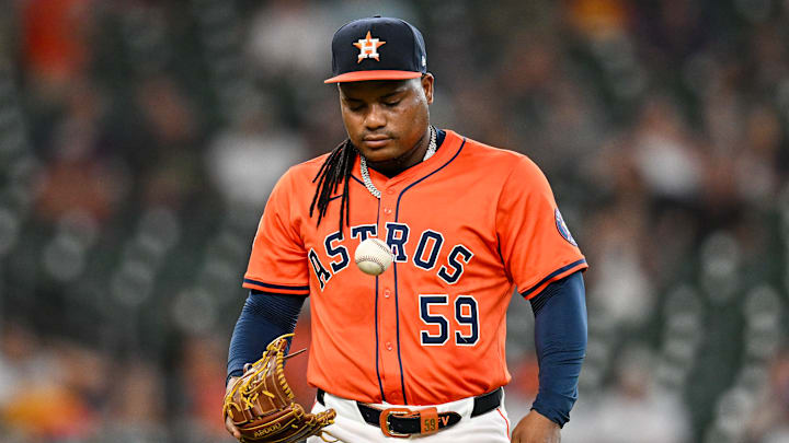 Houston Astros pitcher Framber Valdez