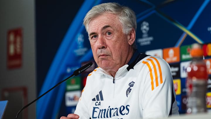 Real Madrid C.F. Training And Press Conference - UEFA Champions League 2024/25 League Knockout