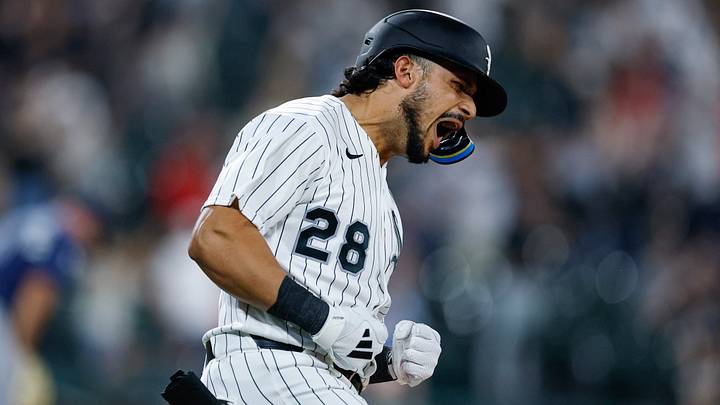 Apr 14, 2026; Chicago, Illinois, USA; Chicago White Sox right fielder Everson Pereira (28) round the bases after hitting a three-run home run against the Tampa Bay Rays during the third inning at Rate Field. Mandatory Credit: Kamil Krzaczynski-Imagn Images Apr 14, 2026; Chicago, Illinois, USA; Chicago White Sox right fielder Everson Pereira (28) round the bases after hitting a three-run home run against the Tampa Bay Rays during the third inning at Rate Field. Mandatory Credit: Kamil Krzaczynski-Imagn Images