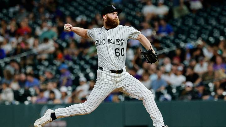 Colorado Rockies relief pitcher John Brebbia Colorado Rockies relief pitcher John Brebbia