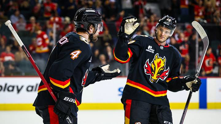 Jonathan Huberdeau of the Calgary Flames Jonathan Huberdeau of the Calgary Flames