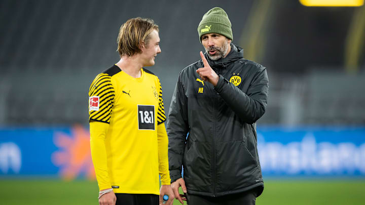 Julian Brandt und Marco Rose