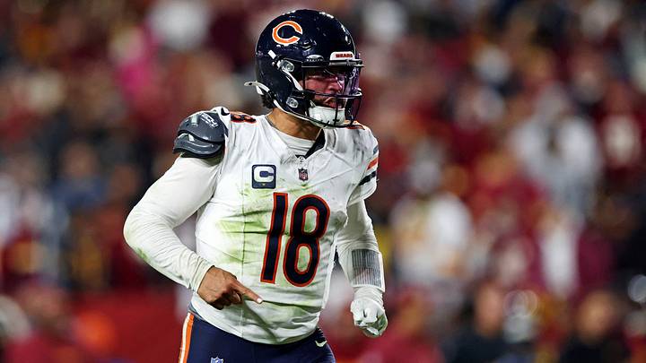 Chicago Bears quarterback Caleb Williams. Chicago Bears quarterback Caleb Williams.