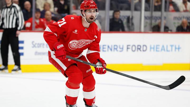 Mar 24, 2026; Detroit, Michigan, USA; Detroit Red Wings center Dylan Larkin (71) skates in the second period against the Ottawa Senators at Little Caesars Arena. Mandatory Credit: Rick Osentoski-Imagn Images Mar 24, 2026; Detroit, Michigan, USA; Detroit Red Wings center Dylan Larkin (71) skates in the second period against the Ottawa Senators at Little Caesars Arena. Mandatory Credit: Rick Osentoski-Imagn Images