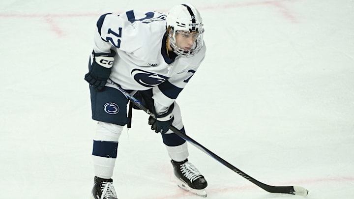 Penn State Nittany Lions forward Gavin McKenna Penn State Nittany Lions forward Gavin McKenna