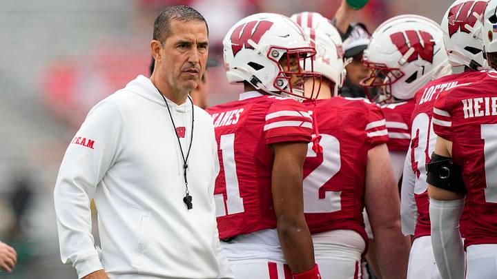 Wisconsin Badgers head coach Luke Fickell. Wisconsin Badgers head coach Luke Fickell.