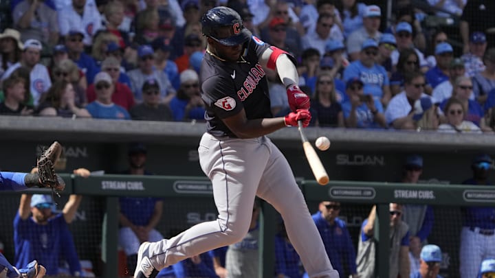 Cleveland Guardians Outfielder Jhonkensy Noel 