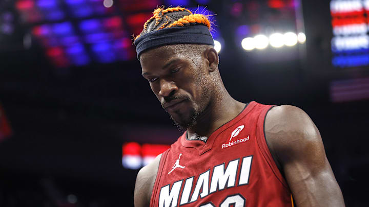 Miami Heat star Jimmy Butler has spoken again with Pat Riley about his request to be traded.