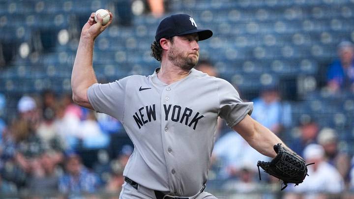 Gerrit Cole and the Yankees are road favorites against the Guardians.