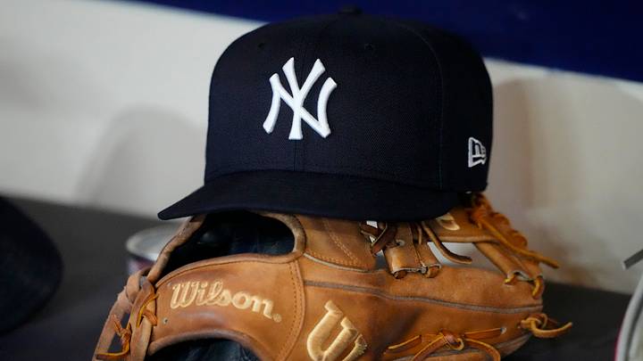 May 8, 2026; Milwaukee, Wisconsin, USA; General view of a New York Yankees hat and glove prior to the game against the Milwaukee Brewers at American Family Field. Mandatory Credit: Jeff Hanisch-Imagn Images May 8, 2026; Milwaukee, Wisconsin, USA; General view of a New York Yankees hat and glove prior to the game against the Milwaukee Brewers at American Family Field. Mandatory Credit: Jeff Hanisch-Imagn Images