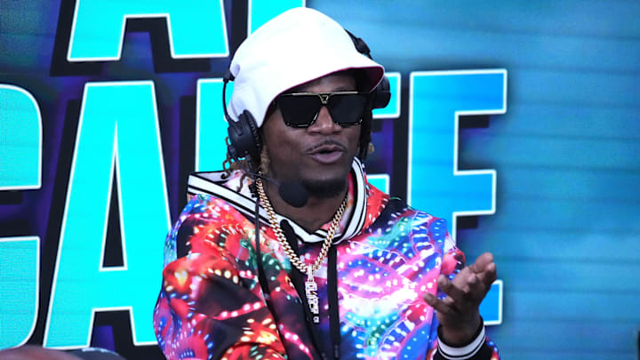 Feb 9, 2023; Phoenix, AZ, USA; Adam Jones aka Pacman Jones on the Pac McAfee show on the FanDuel.