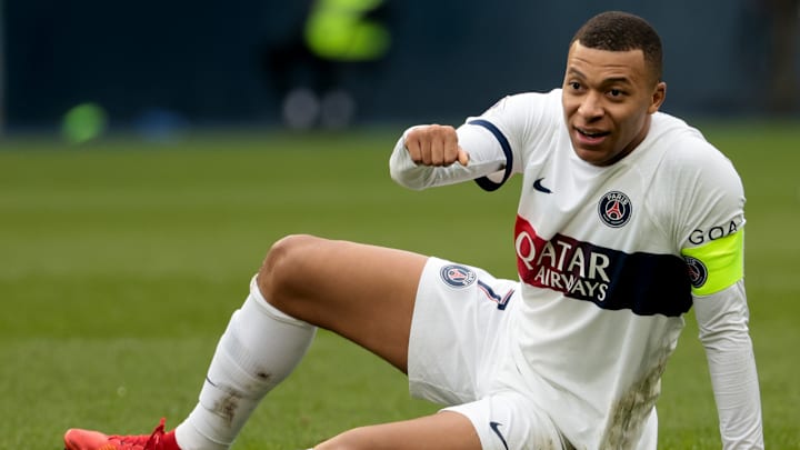 Kylian Mbappé lors de la victoire au Havre Kylian Mbappé lors de la victoire au Havre