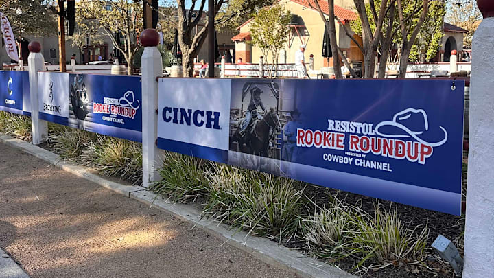 Resistol Rookie Roundup Signage