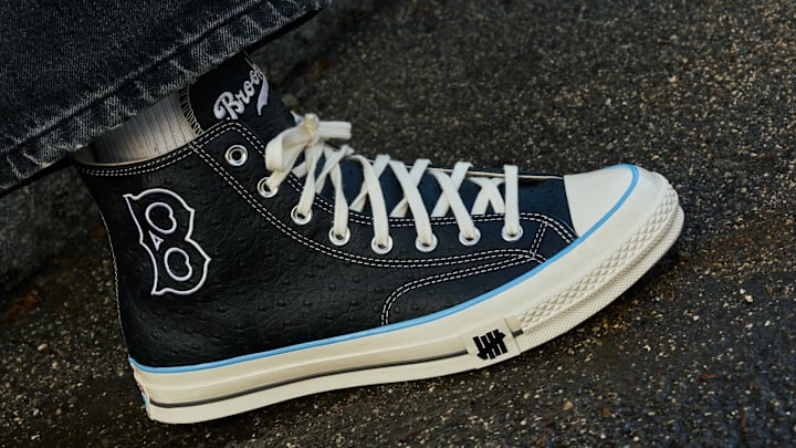 The Undefeated x Converse Chuck 70 "Brooklyn Dodgers" colorway.