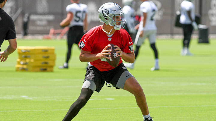Las Vegas Raiders QB Aidan O'Connell Las Vegas Raiders QB Aidan O'Connell
