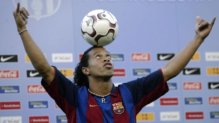 Barcelona won the race to sign Ronaldinho