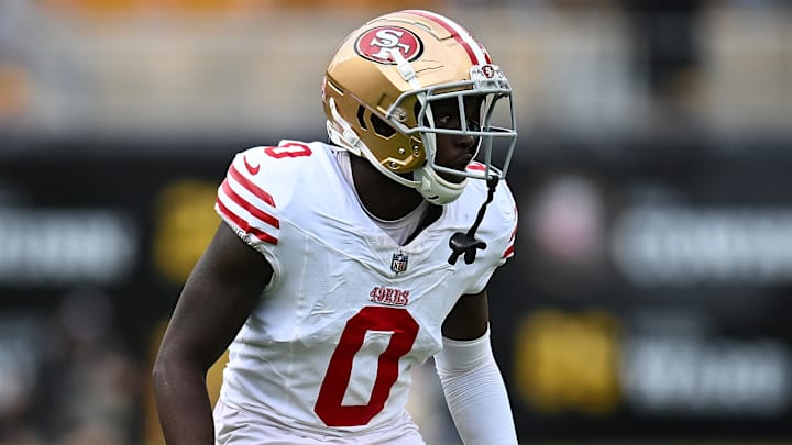 San Francisco 49ers cornerback Samuel Womack III (0)