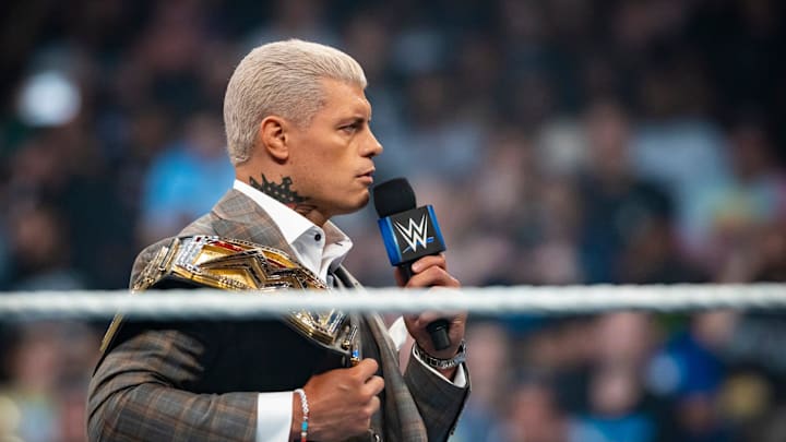 WWE Champion, Cody Rhodes, speaks to the Bloodline.