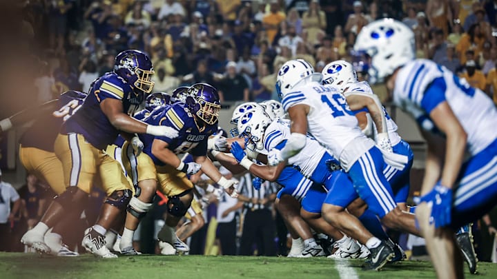 BYU defense against East Carolina