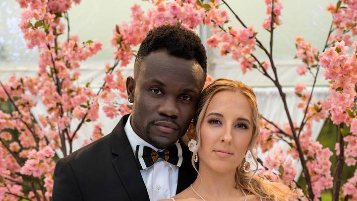 Love is Blind. (L to R) Kwame, Chelsea in episode 412 of Love is Blind. Cr. Scott Green/Netflix © 2023 Love is Blind. (L to R) Kwame, Chelsea in episode 412 of Love is Blind. Cr. Scott Green/Netflix © 2023
