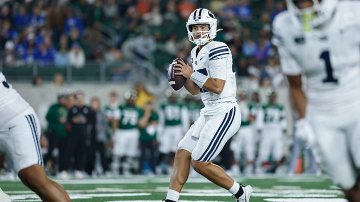 BYU QB Bear Bachmeier against Colorado State