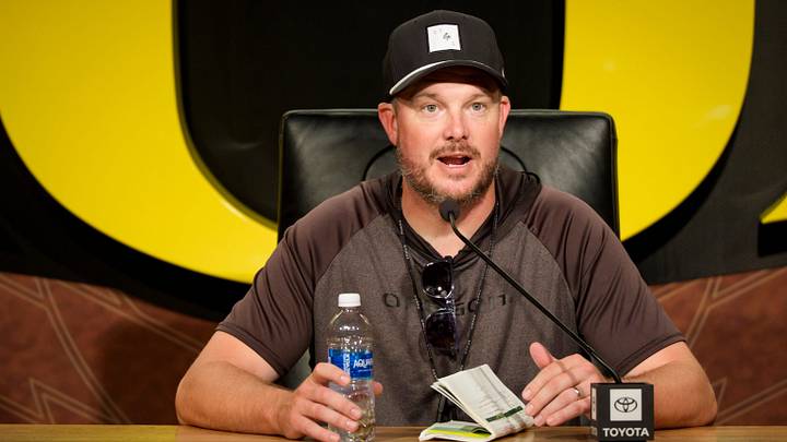 Oregon head coach Dan Lanning. Oregon head coach Dan Lanning.