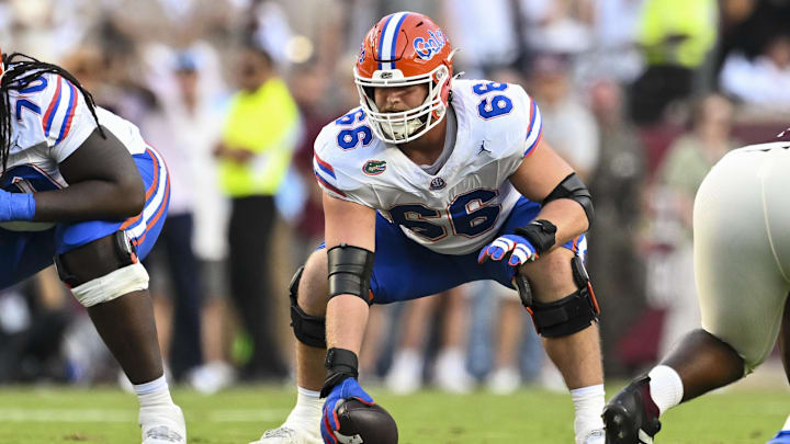 Florida Gators offensive lineman Jake Slaughter.