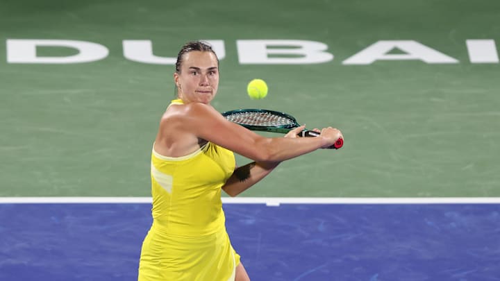 Aryna Sabalenka was one of many WTA stars to pull out of the Dubai Duty Free Tennis Championships.