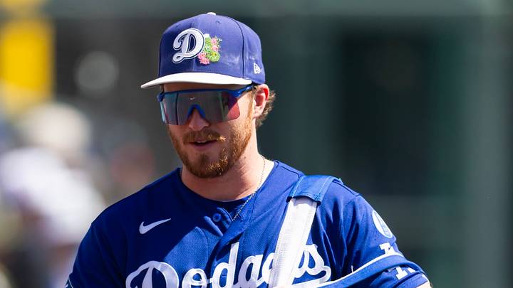 Los Angeles Dodgers outfielder James Tibbs III against the Chicago White Sox during a spring training game at Camelback Ranch on March 14, 2026 in Phoenix, Arizona. Los Angeles Dodgers outfielder James Tibbs III against the Chicago White Sox during a spring training game at Camelback Ranch on March 14, 2026 in Phoenix, Arizona.