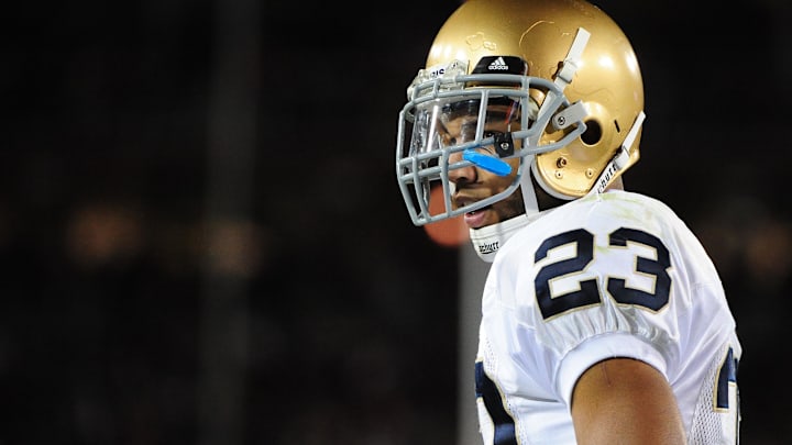 November 28, 2009; Stanford, CA, USA; Notre Dame Fighting Irish wide receiver Golden Tate (23)