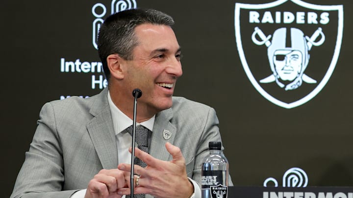 Las Vegas Raiders Introduce Antonio Pierce As Head Coach, Tom Telesco As General Manager