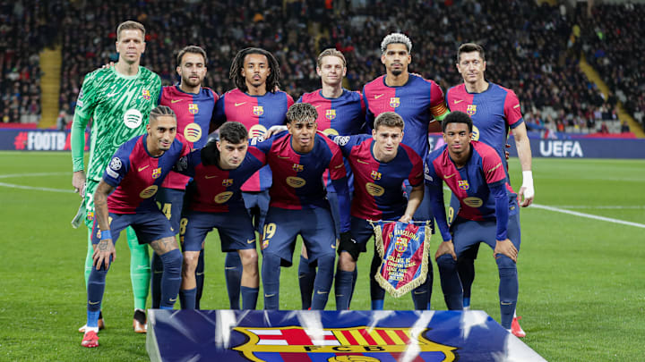 L'équipe du FC Barcelone en Ligue des Champions