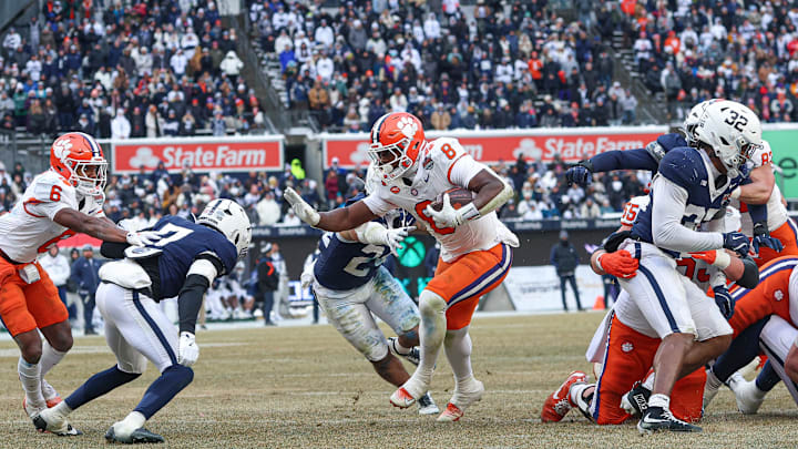 Clemson running back Adam Randall will be moving forward as a running back, making notable plays at the Senior Bowl this week.