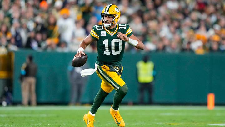 Green Bay Packers quarterback Jordan Love (10) during the game against the Dallas Cowboys at Lambeau Field. Green Bay Packers quarterback Jordan Love (10) during the game against the Dallas Cowboys at Lambeau Field.