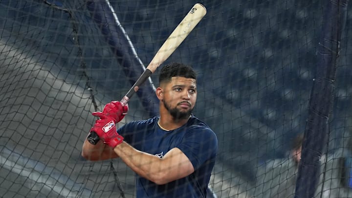 Toronto Blue Jays outfielder Jonatan Clase.