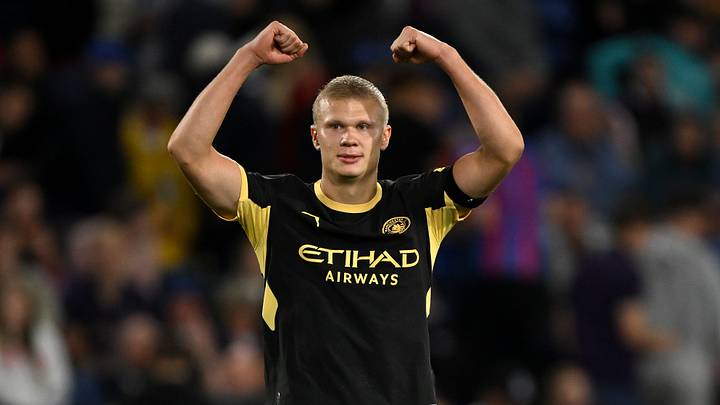 Erling Haaland scored his first, and second, goals of the season away at Crystal Palace