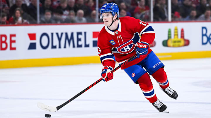 Cole Caufield has eight goals in nine games since the Olympic break.