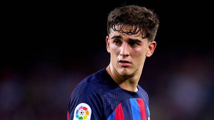 Gavi con el FC Barcelona Gavi con el FC Barcelona