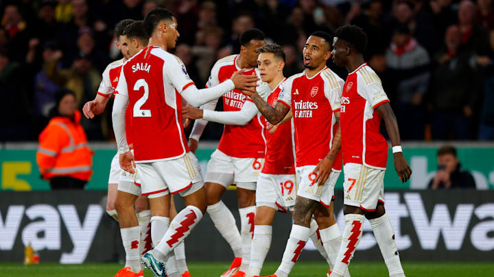 Arsenal beat Wolves 2-0 last time out