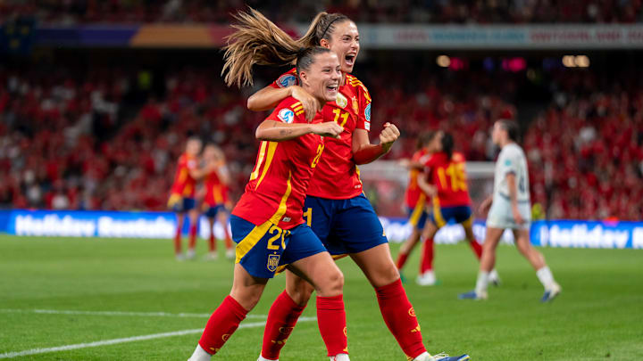Espanha, de Putellas e Pina, está nas semifinais da Euro Feminina