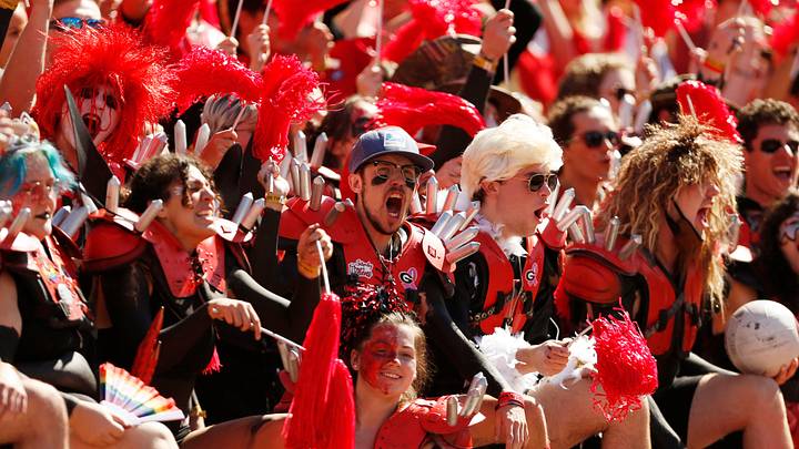 Georgia fans cheer before Georgia takes on Kent State at Sanford Stadium in Athens, Ga. Georgia fans cheer before Georgia takes on Kent State at Sanford Stadium in Athens, Ga.