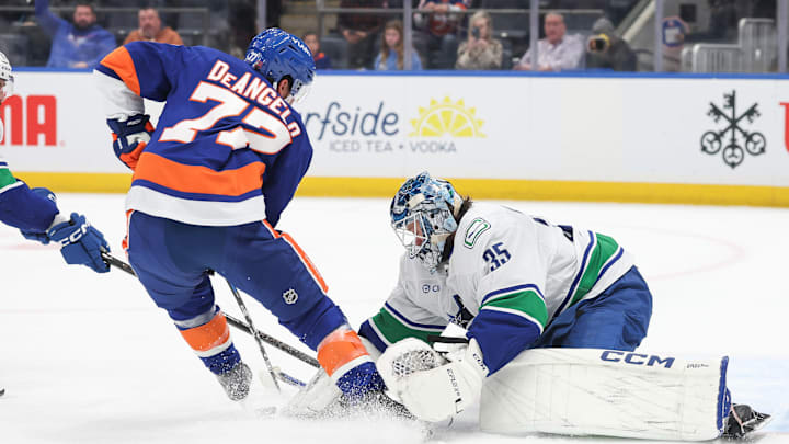 Vancouver Canucks v New York Islanders Vancouver Canucks v New York Islanders
