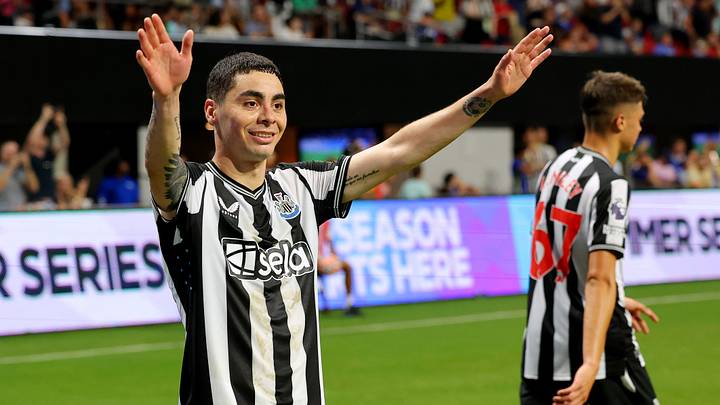 Miguel Almiron scored in his return to Mercedes-Benz Stadium Miguel Almiron scored in his return to Mercedes-Benz Stadium