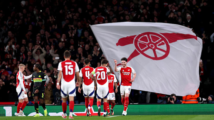 Arsenal FC v PSV Eindhoven - UEFA Champions League 2024/25 Round of 16 Second Leg
