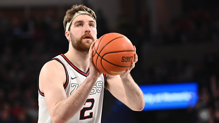 Gonzaga Bulldogs forward Drew Timme. 