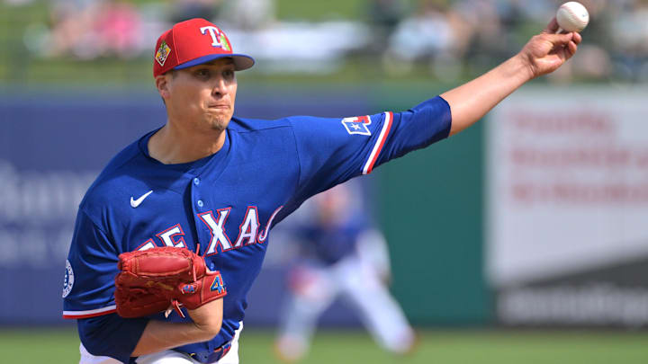 Texas Rangers pitcher Robert Garcia. Texas Rangers pitcher Robert Garcia.
