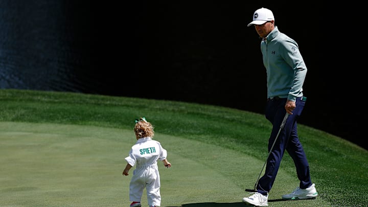 Jordan Spieth, Sophie Spieth, The Masters - Par Three Contest